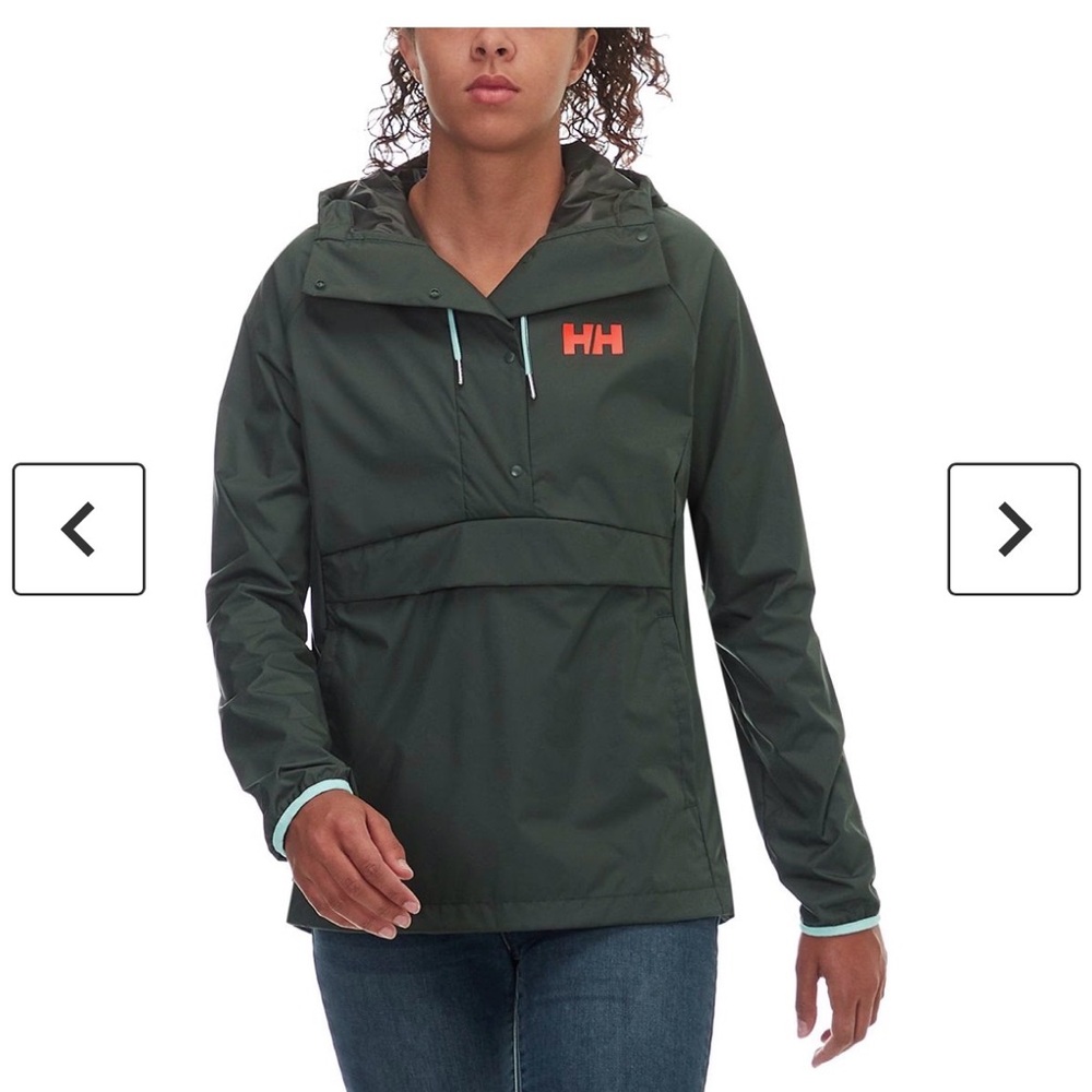 Helly Hansen Dark Green Anorak Jacket